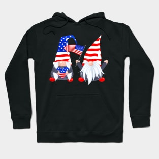 4th Of July Gnomes Shirt Funny American USA Patriotic Hoodie